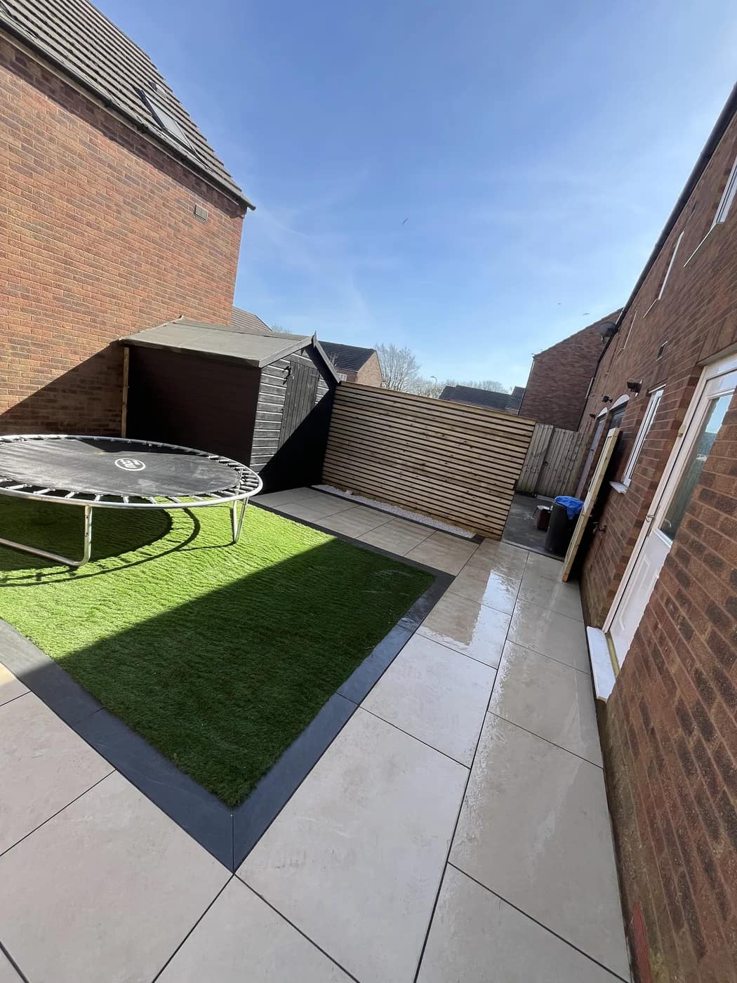 Porcelain patio artificial lawn family garden brackla by HJB