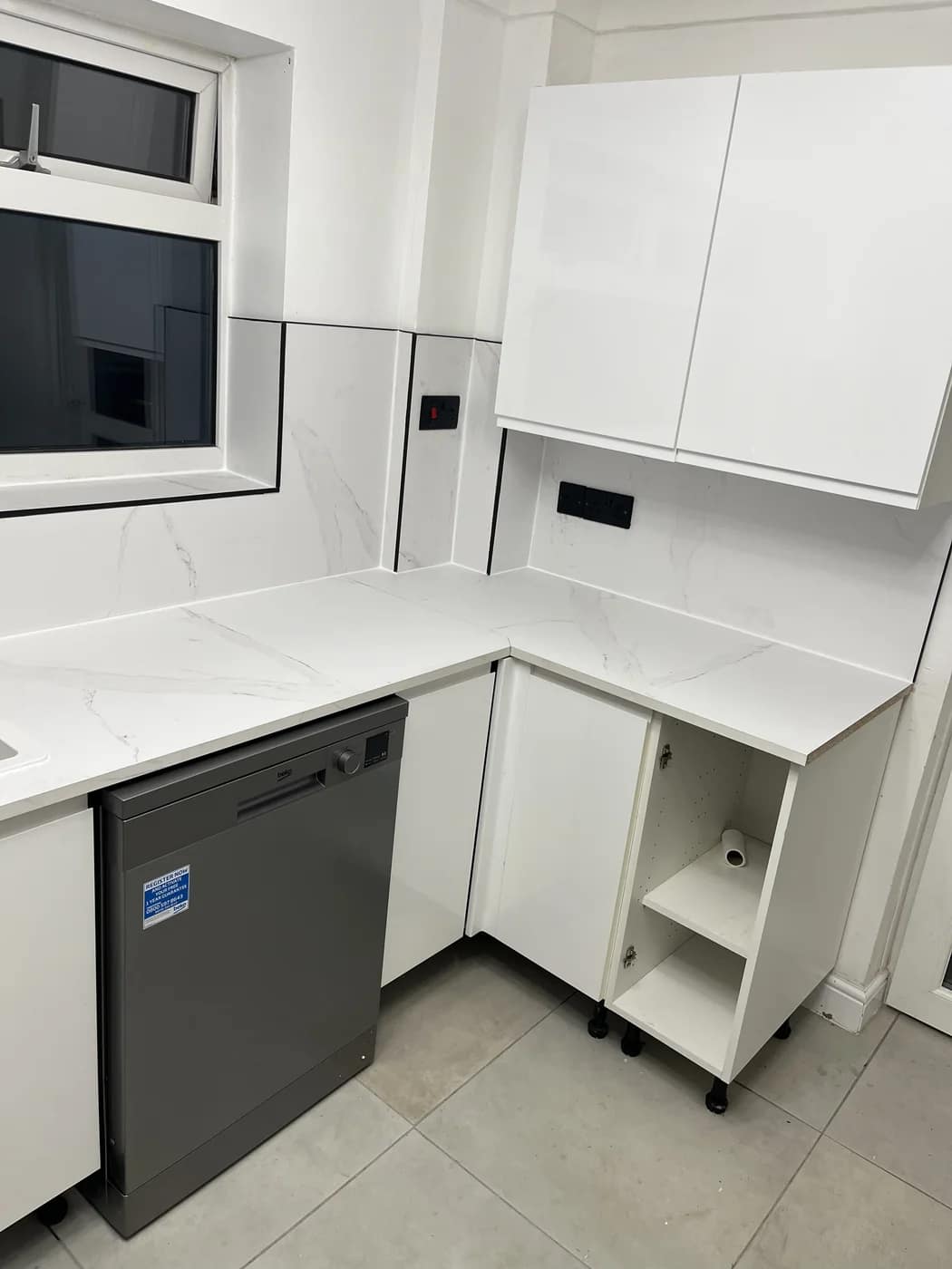 Modern kitchen corner units renovation bridgend by HJB