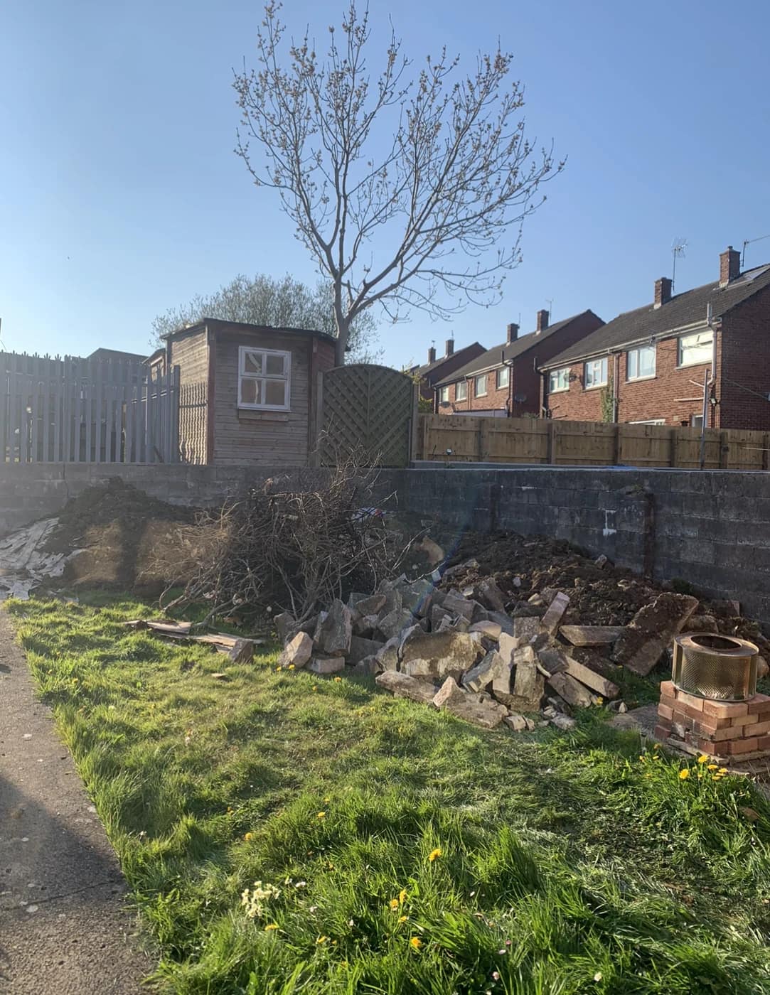 Driveway excavation site clearance bridgend by HJB